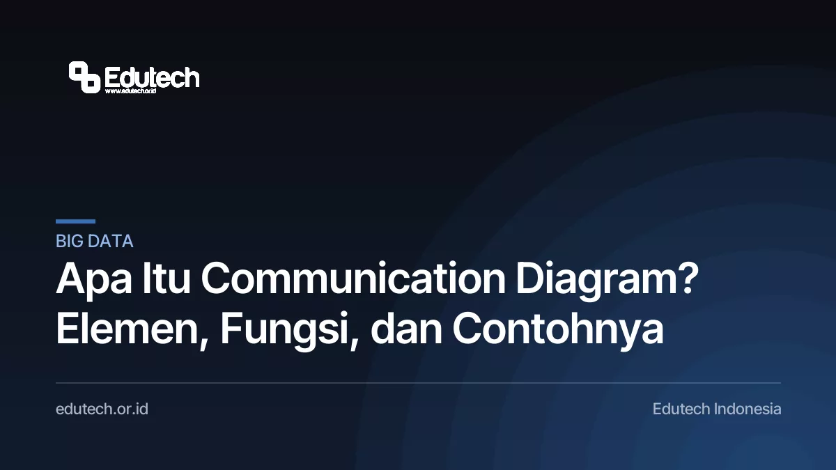 Apa Itu Communication Diagram? Elemen, Fungsi, dan Contohnya